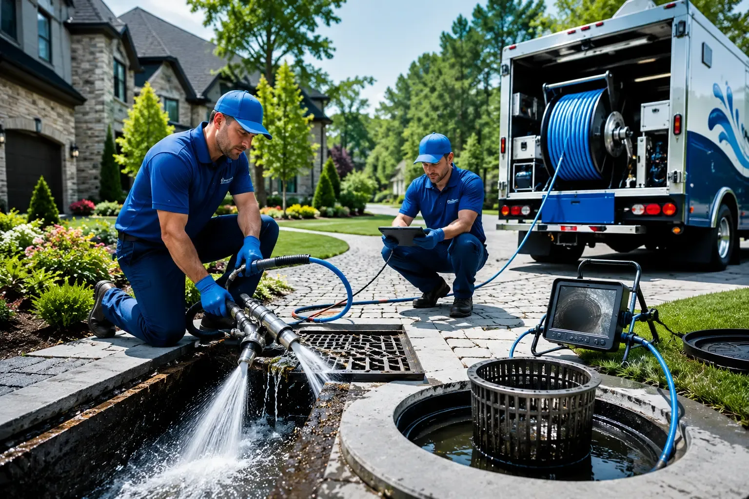 Local outdoor drain cleaning professionals in Calverton, NY